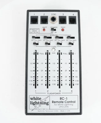-[EX+++]Paul C Buff White Lightning RC-1 Remote Control for FLASH HEADS - Image 1 of 4