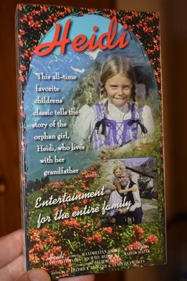 Heidi VHS  Maximilian Shell Jean Simmons Jennifer Edwards BRAND NEW Foto 1 de 3