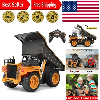 Rechargeable Remote Control Dump Truck - Fun Indoor & Outdoor Activity for Kids - Image 1 of 4
