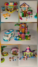 Lego Friends Lot of 5 Retired, Pre-Owned 41006,41679,41445,41392,41320 Good cond