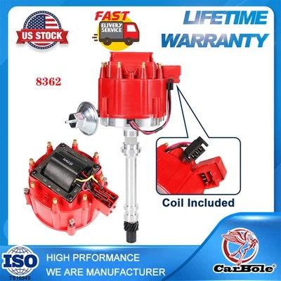 HEI Distributor For V8 CHEVY 283 305 307 327 350 400 396 427 454 SBC BBC New - Image 1 of 4