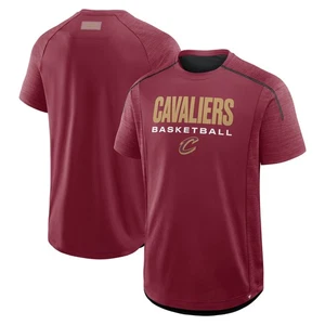 Men's Fanatics Wine Cleveland Cavaliers Inbound Pass Play Practice T-Shirt - Picture 1 of 3