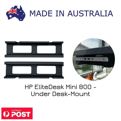 Under Desk Mount Bracket for HP EliteDesk 800 G5 – Space-Saving PC Holder - Image 1 of 4