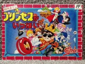 Masashi Tashiro no Princess ga Ippai Famicom NES Sony 1989 Japan Boxed Rare
