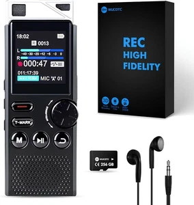 Professional 264GB WUCOTC Digital Voice Recorder - Voice Activated Recorder - Picture 1 of 1