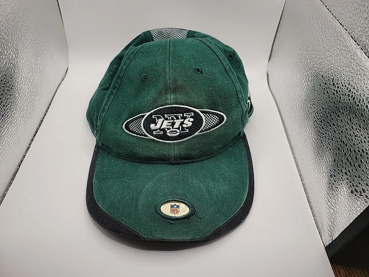 90s NY JETS NFL キャップ 美品 ストリート つば裏グリーン Vintage New York Jets Starter Hat Cap Fitted Wool Black NFL