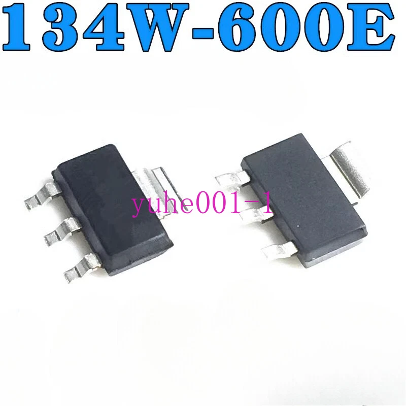 10Pcs Brand-new BT134W-600E, BT134-600 4A600V bidirectional thyristor SOT-223 #H - Image 1 of 1