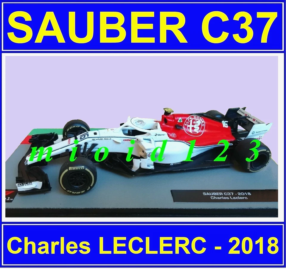 F1 2018 - SAUBER ALFA ROMEO C37 : Charles LECLERC - 1/43 Die-cast - Immagine 1 di 1
