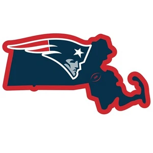 New England Patriots Home State Magnet Massachuttes Shape NFL Licensed - Picture 1 of 3