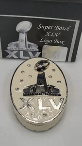 2011 Super Bowl XLV (45) Packers vs Steelers Souvenir Small jewelry case - Picture 1 of 10