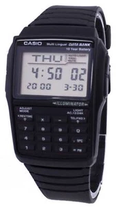 Casio Multi Lingual DATA BANK Illuminator 5 Alarm DBC-32-1ADF Digital Herrenuhr - Bild 1 von 4
