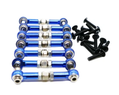 Aluminum Metal Tie rod set Link RS4020 Fits for 1/10 HPI RS4 Sport 3 Rc Car - Image 1 of 4