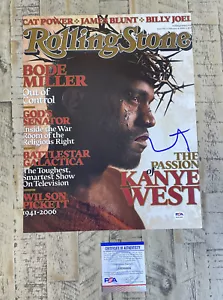 Foto Kanye West firmata Rolling Stone autografata 11x14 Yeezy Donda Psa Dna Coa - Foto 1 di 2