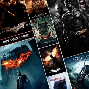 The Dark Knight Movie Posters A4 A3 HD Gloss Prints Batman Bane Catwoman Joker - Picture 1 of 11