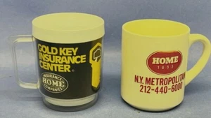 #6 Two Insurance Advertising Mugs- The Home Insurance Company - Picture 1 of 2