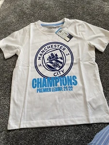 manchester city t shirt Medium BNWT - Picture 1 of 4