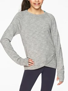 Athleta Girl Criss Cross My Heart Sweatshirt (Size: L 12, Choose Color) - Picture 1 of 7
