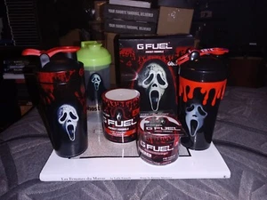 GFUEL Stab Stimulant Ghost Face Collector's Box All 3 Shakers + Tub G FUEL - Picture 1 of 3