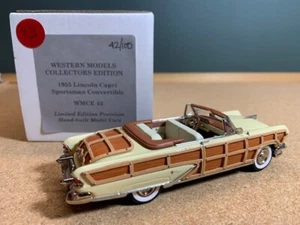 1955 Lincoln Capri Sportsman Convertible 1/43 by Western Models -Limited Edition - Picture 1 of 4