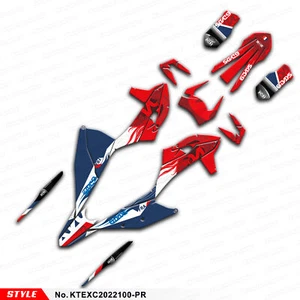 Enduro Graphics Sticker Kit for EXC XCW 150 250 300 350 450 500 2020 2022 6 Days - Picture 1 of 7