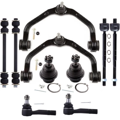 10pcs For Ford Ranger 1998 1999-2011 Front Control Arms Tie Rod Ends Ball Joint - Image 1 of 4