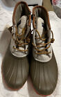 Sperry Top-Sider Saltwater Leather Duck Boots Rainboots Sts95346 Womens Size 8