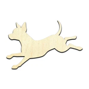 Chihuahua Dog Puppy #3 Laser Cut Out Unfinished Wood Shape Craft Supply - Picture 1 of 6