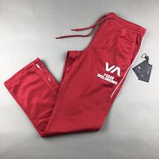 Rare RVCA Fedor Emelianenko MMA Red Track Pants Mens Size Small $84 MSRP