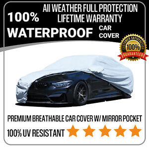 Full Protection Waterproof MirrorPocket Custom Car Cover For 1991-2002 SATURN SL