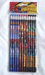 Marvel Heros Spiderman Wood Pencil Child Birthday School Party Favor Bag Fillers - Picture 1 of 2