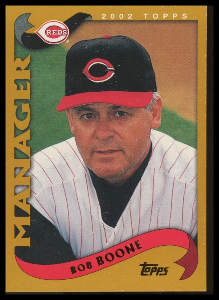 2002 Topps #304 Bob Boone Cincinnati Reds - Image 1 of 1