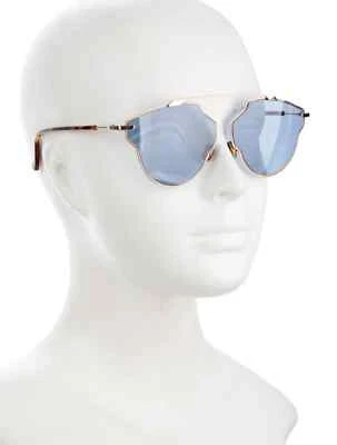DIOR DIOR SO REAL POP DDB KU Gold Copper/Havana/Blue 59-12-145 Sunglasses EUC - Image 1 of 4