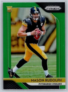 2018 Panini Prizm #225 Mason Rudolph Green Prizm RC - Picture 1 of 2