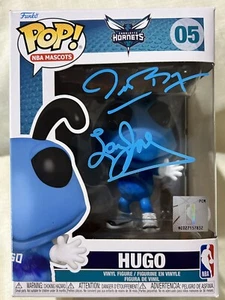 Mugsey Bogues & Larry Johnson Autographed Auto Signed Hugo Funko Pop JSA NBA - Picture 1 of 2