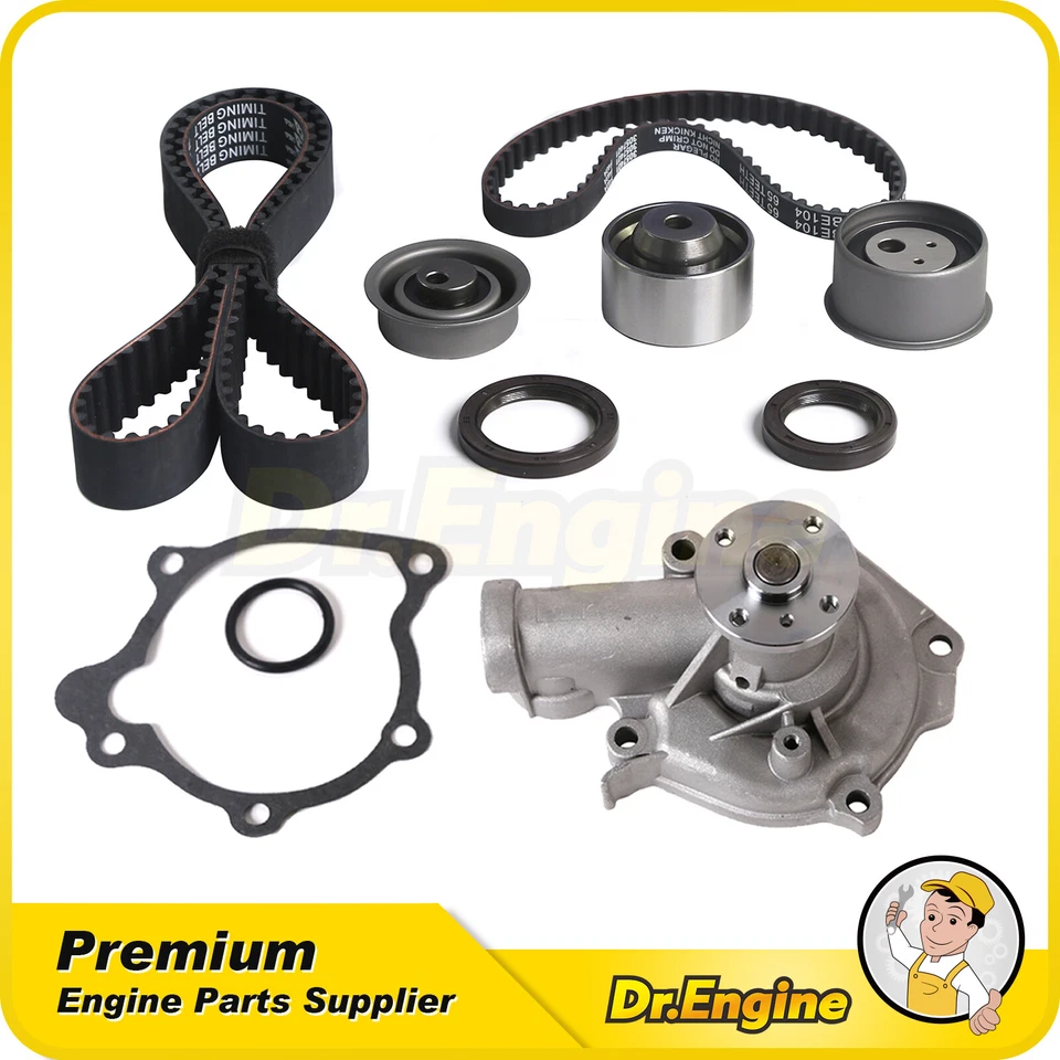 Kit de correa de distribución bomba de agua compatible con 99-05 Chrysler Sebring Mitsubishi Eclipse 2,4 L Foto 1 de 4