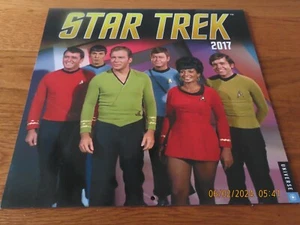 Star Trek 2017 Wall Calendar: The Original Series Unopened - Picture 1 of 10