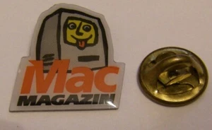 APPLE Computer MAC MAGAZIN MAGAZIN Vintage Pin Anstecker Mac MACINTOSH - Bild 1 von 2