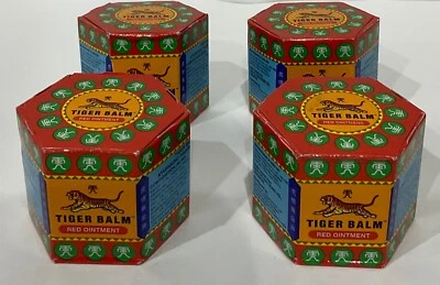 4x Tiger Balm (Red) Super Strength Pain Relief Ointment 21ml. (100% Original) - Image 1 of 3