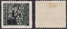 1945 LITORALE SLOVENO, Tasse n. 1/II 1Lira su 25c. grigio oliva MH/*