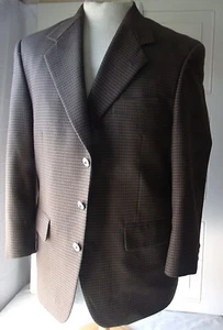 Blazer Hombre Abrigo Deportivo Traje Chaqueta Marrón Tweed Bert Pultizer Blazer 40S - Imagen 1 de 7