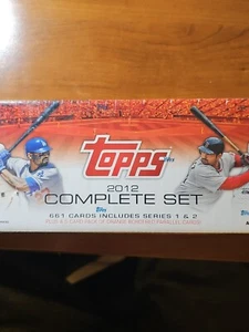 2012 Topps Baseball Complete Factory Set 661 Cards + 5 Card Parallel Border - Picture 1 of 6