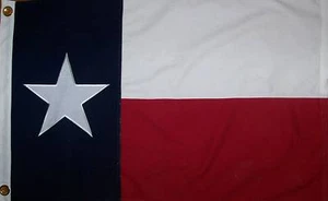 HEAVy COTTON 2 feet by 3 feet TEXAS STATE FLAG - SEWN LONESTAR - Picture 1 of 5