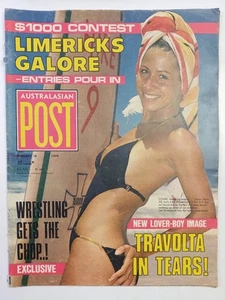 Australasian Post January 18 1979 Helen Stern Wrestling Travolta Ken Maynard Gd - Picture 1 of 10