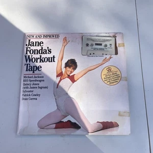 Cassette New & Improved-Jane Fonda's Workout Tape 1984 Columbia 🦌 - Picture 1 of 2