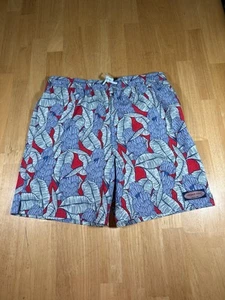 Vineyard Vines Boys XL (18) Chappy Trunks Swim Shorts Tropical Floral - Picture 1 of 7