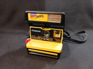 Vtg Polaroid Job Pro 2 Color Flash Instant Polaroid 600 Film Camera Tested - Picture 1 of 12