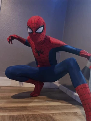 Ultimate Spider-Man Jumpsuit Cosplay Costume Halloween Spiderman Bodysuit Cos - Image 1 of 4