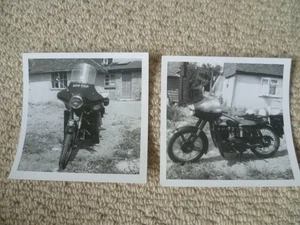 BSA Bantam/C12 - 2x Original Black & White Photos - LOOK! - Picture 1 of 3