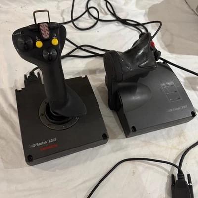 Saitek X36F and X35T Flight Stick Joystick and Throttle PC Tested - Image 1 of 4