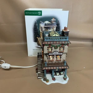 Dept 56 Dickens Village Leed's Oyster House w Cord & Box Christmas Lit House - Picture 1 of 6